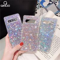 [Hot K] เคสกลิตเตอร์เลื่อมเงางามสำหรับ S23 Samsung Galaxy S22 S21 S20 S10 FE Plus Note 20 Ultra 10 Pro A72 A52กรอบนิ่ม A32 A82