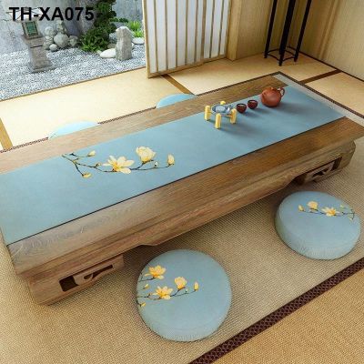 New Chinese style zen waterproof strip antependium solid tea sets of ancient decorative cloth