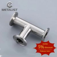 METALIST OD 19Mm.25Mm.32Mm.38Mm สแตนเลส SS304สุขาภิบาล3 Way Tee Ferrule OD 50.5MM Fit 1.5 "Tri Clamp