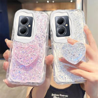 เคสโทรศัพท์ KONSMART สำหรับ VIVO Y27 Y36 Y78 5G 2023พับเก็บได้รูปหัวใจเคสโทรศัพท์ป้องกัน TPU นิ่มเงาขอบคลื่นสำหรับ VIVO Y02 Y02A Y02T Y02s Y22 Y22s Y35 Y77 5G Y16 Y15s Y15A Y01 Y21A Y21 5G Y21 Y21s 5G y21T Y33 Y33s Y76 5กรัม Y12A Y20 Y12s