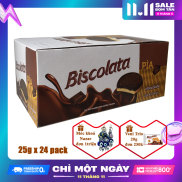 Bánh Socola kem Biscolata Pia 600g 24 x 25g
