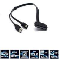 【2023】 Smart Automation ฮาร์ดดิสก์ไดรฟ์2.5นิ้ว SATA 22Pin ไปยัง ESATA Data USB Powered Cable NEW