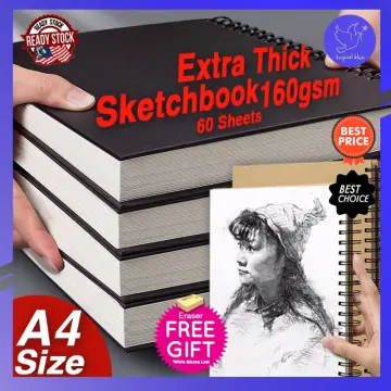 Arto A5 Hard Cover Sketch Book 1PCS - 148 x 210 mm 120pages 110gsm Acid  Free