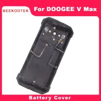 ฝาหลังปิดโทรศัพท์ฝาครอบฝาหลัง DOOGEE V Max ของแท้ใหม่พร้อมตัวรับสัญญาณสายเซนเซอร์ลายนิ้วมือสำหรับสมาร์ทโฟน DOOGEE V Max