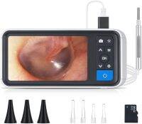 4.5นิ้วหน้าจอดิจิตอล Otoscope 3.9มิลลิเมตรหูขี้ผึ้งกำจัด1080จุด HD หู Endoscope กล้องที่มี6 LED 32กิกะไบต์การ์ดสนับสนุนภาพวิดีโอ