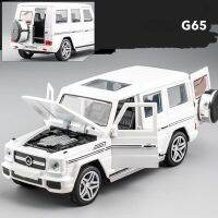 1:32 G65 G63suv รถโลหะผสมโมเดล Diecasts Amp; ของเล่นรถออฟโรดทำจากโลหะแบบจำลองแสงไฟเสียงสะสมของเล่นสำหรับเด็ก