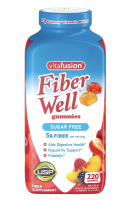 ??Exp.12/2024 Vitafusion Fiber Well Sugar Free Gummies 220 เม็ด ไฟเบอร์เยลลี่ช่วยขับถ่ายไม่มีน้ำตาล