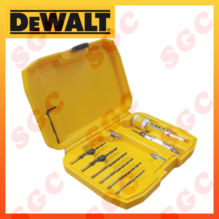 dewalt-dw2735-dewalt-ชุดดอกเจาะนำและดอกไขควง-12-ชิ้น-dewalt-ดอกเจาะนำและดอกไขควง-12-ตัวชุด-dewalt-ดอกเจาะนำ