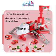 Bộ đồ chơi máy bay biến dạng cho bé