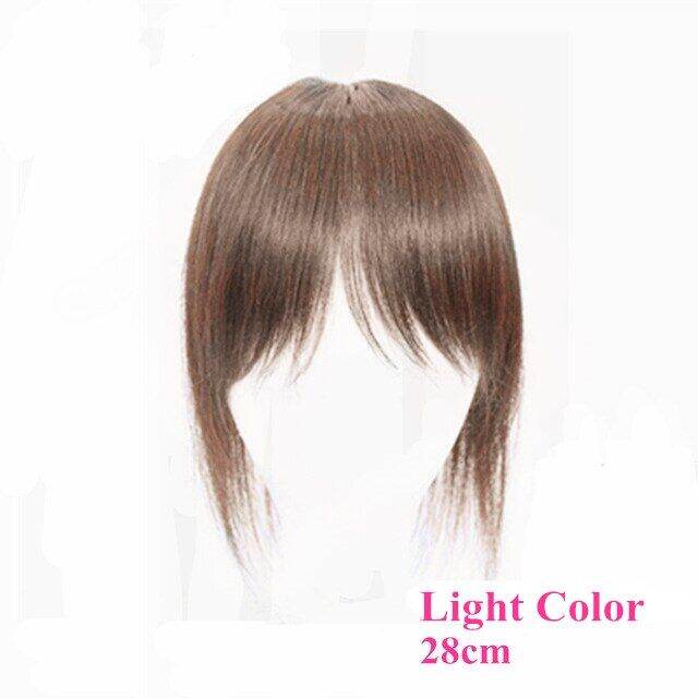 Halo Lady Beauty Brazilian Human Hair Toppers Toupees For Women Fringe