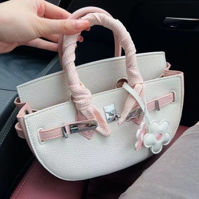 Flower color platinum bump senior feeling small bag handbag summertime joker inclined shoulder bag handbag