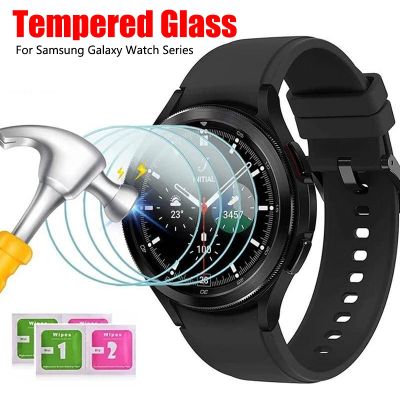 9H Premium Tempered Glass Screen Protectors For Samsung Galaxy Watch 3 41mm 42mm 45mm 46mm Geat S2 S3 Sport Acitve 2 40mm 44mm