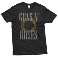 ราคาถูกพร้อมส่ง เสื้อยืดลําลอง แขนสั้น พิมพ์ลายวงร็อคเมทัล Guns N Roses สไตล์วินเทจ คุณภาพสูงS-5XL