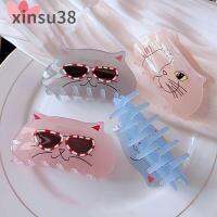 XINSU38ของชำร่วยหวานๆที่สง่างามสำหรับเด็กผู้หญิงปิ่นปักผมแบบเรียบง่ายที่รัดผมกิ๊บติดผมขนาดใหญ่ที่หนีบผมปากปลาฉลามกิ๊ฟหนีบผมเกาหลีกรงเล็บขนแมวอะคริลิค