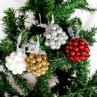 1PC Christmas Foam Ball Christmas Tree Ornament Christmas Hanging Pendant New Year Party Decoration Gift Navidad 2022