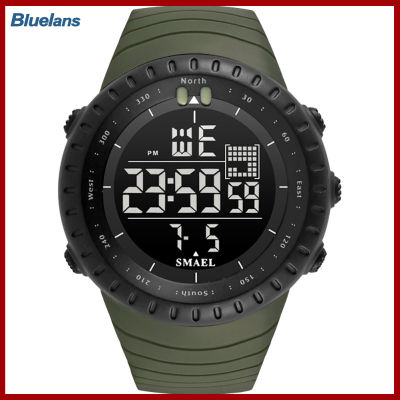 Bluelans®SMAEL กลางแจ้ง50M กันน้ำอิเล็กทรอนิกส์แสงไฟ LED ดิจิตอลนาฬิกาข้อมือ
