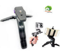 Universal Mini Handheld Desktop Tripod Stabilizer with 360 Degree Rotation Phone Clip Holder for GoPro Hero 11/10/9/8/7/6/5/4/3 SJCam YI and mobile phone ขาตั้งกล้องพร้อมการหมุน 360 องศา