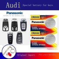 จัดส่งฟรี Houses♈Panasonic CR2032 Audi A3 A4L A5 A6L A8L Q3 Q5L Q7รถแบตเตอรี่รีโมทคอนโทรล