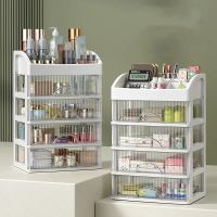 【jw】☫  Desktop Makeup Organizer Storage Drawer Type Holder Skincare Organizers