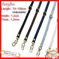 LANGTAO ปรับได้ปรับได้ สายกระเป๋าผ้าใบ 130ซม. ค่ะ หมุดเสริมความแข็งแรง เข็มขัดกระเป๋าสะพายไหล่ อุปกรณ์เสริมกระเป๋า สายรัดกระเป๋า Crossbody สำหรับผู้หญิง