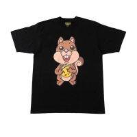 เสื้อยืดผ้าฝ้ายพิมพ์ลาย◄℗ↂDrew House Justin Bieber with Brown Squirrel nut print short sleeve t-shirt for men and women  KW1X