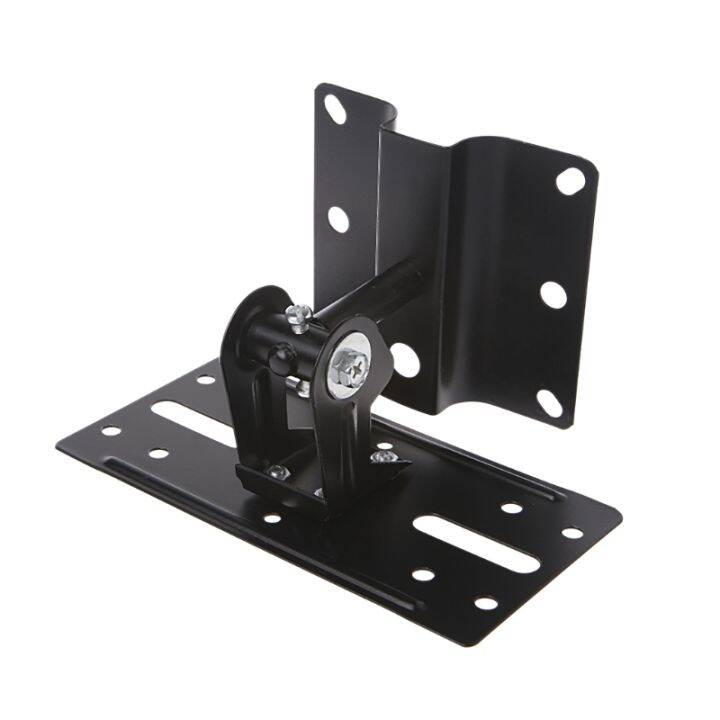 universal-home-theater-steel-adjustable-speaker-ceiling-wall-mount-ckets-black-metal