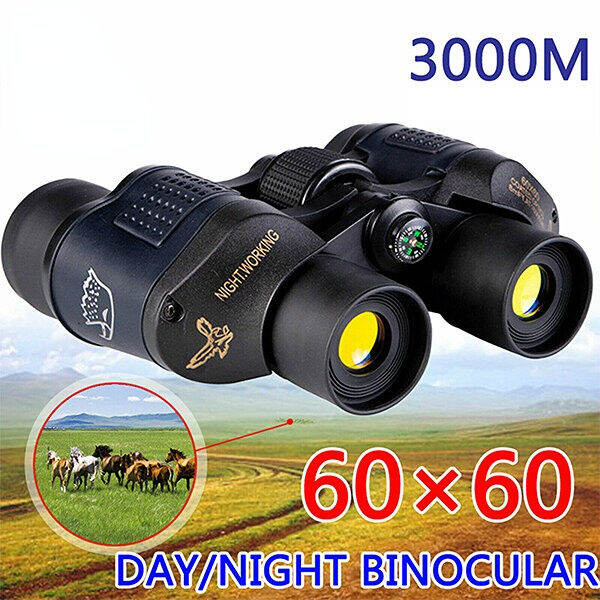 60×60 53000 m High Power Military Binoculars Compact HD Professional