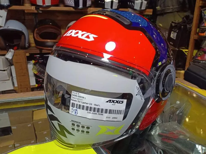 Helmet with Dual visor (AXXIS) Lazada PH