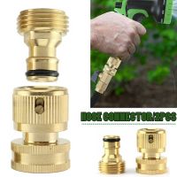 Garden Water Hose Connector Female Male Set 3/4 39; 39; Thread Full Brass Quick Connect Watering amp; Irrigation Metal Kit