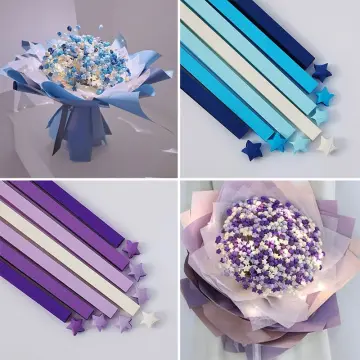 400pcs Star Origami Paper Star Paper Strips DIY Hand Art Crafts