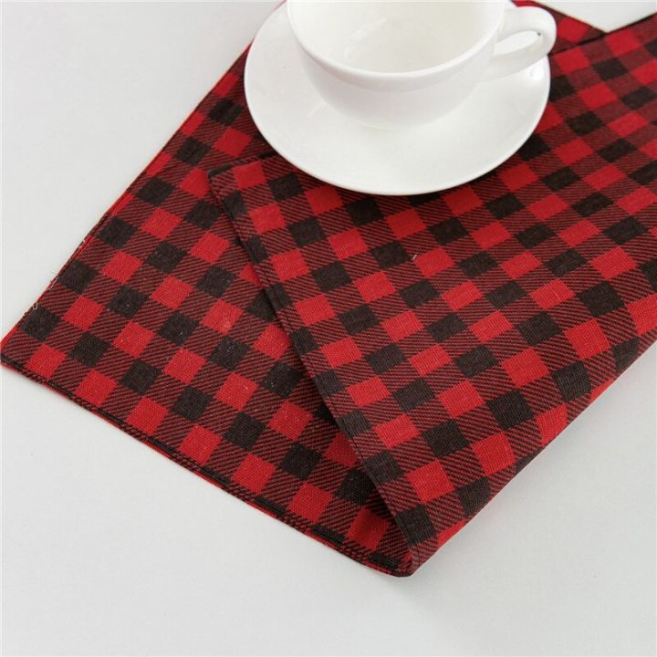 1pc-32x45cm-thicken-red-black-grid-placemat-christmas-party-decor-table-mat-insulation-pad-cotton-linen-coaster