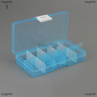 Cong708 Plastic10 slots adjustable Jewelry กล่องเก็บของ Case CRAFT Organizer beads