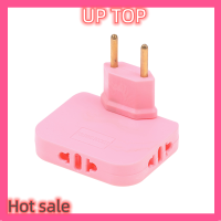 [Up Top] Hot Sale อะแดปเตอร์แปลงไฟฟ้าปลั๊กเสียบ3 in 1ปรับได้หมุนได้180องศาสำหรับช่องเสียบชาร์จโทรศัพท์มือถือ