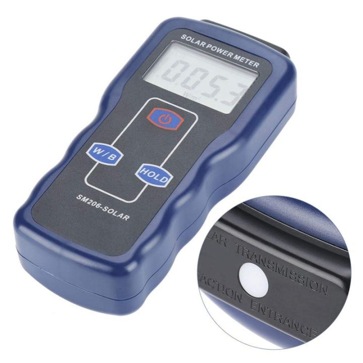 solar-power-meter-light-meter-solar-radiation-tester-optical-solar-research-glass-light-intensity-data-hold-sm206