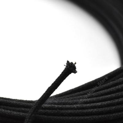 ‘【；】 1M Waxed Covered Pre-Tinned 7-Strand Pushback Vintage-Style Guitar Wire Guitar Parts Instrument Cable
