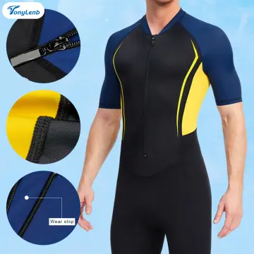 1.5MM/3MM SCR Neoprene Wetsuit Men One-Piece Suits Keep Warm Surf