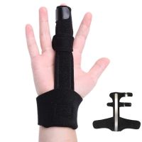 1pcs Finger Sleeve Protector Adjustable Finger Splint Extension for Mallet Finger Knuckle Immobilization Fractures Pain Relief