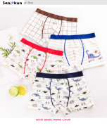 Children s Underwear Boys Fine Shuttle Cotton Boxer Boxer Boys Bottoms