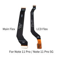 สำหรับ Xiaomi Redmi Note 11 11S 11T 11E Pro Plus 5G ตัวเชื่อมต่อเมนบอร์ดบอร์ด USB จอแสดงผล LCD สายเคเบิลงอได้ซ่อม