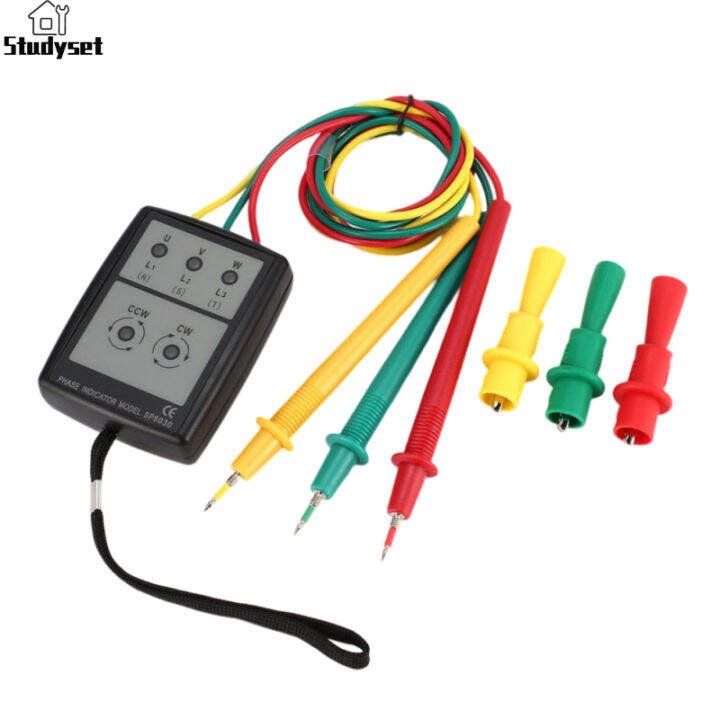 Studyset SP8030 3 Phase Current Detector Led Portable Phase Sequence