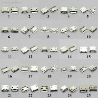 ❉❄❣ 25 Models Micro Usb Jack Connector Common Charging Socket Port For Lenovo Huawei ZTE Xiaomi Samsung Moto etc mobile tablet GPS