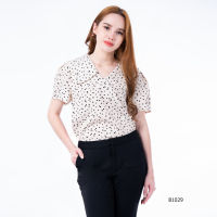 VERONIQA Blouse AM-B1029 by VERONIQA พีชสกิน แขนสั้น IGPU23-4