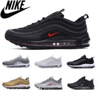 Ar* Max-97 Black White Fashion Breathable Running Shoes