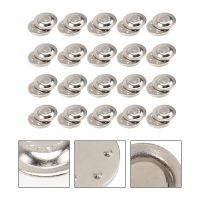 ✠☜ 20Pcs Magnetic Round Snap Button Metal Headband Brooch Pin Scarf Clasp Snap Buttons Name Badge Magnet Clasp Fastener Brooch