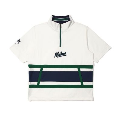 ฤดูร้อน2023กอล์ฟ MALBON เสื้อกันหนาวครึ่งซิปแจ็คเก็ตสไตล์เดียวกับชายและหญิงเสื้อกอล์ฟญี่ปุ่นแท้