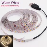 【❖New Hot❖】 na07037036036666 1-5เมตรแถบ Led Usb แสง5V Smd 2835อบอุ่น/สีขาว Rgb ริบบิ้นตู้ที่อยู่สูง(เกือบถึงเพดาน) ไม่กันน้ำเพิ่ม24key ระยะไกล