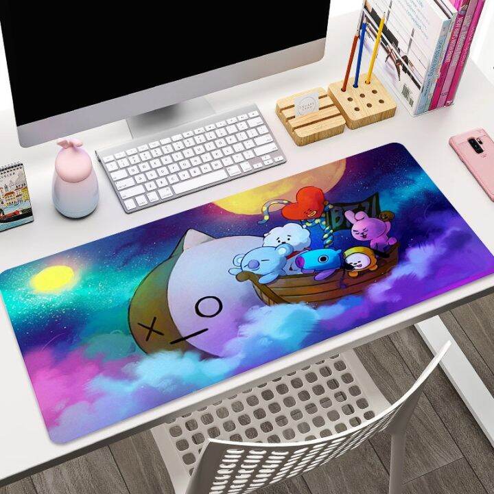 bt21-mause-pad-large-mouse-pad-anime-kawaii-mousepad-xxl-computer-accessories-deskmat-pc-gamer-accessories-desk-mat-gaming-mats