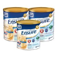 Ensure Wheat Low Sugar เอนชัวร์ กลิ่นธัญพืช สูตรหวานน้อย ขนาด 850 กรัม จำนวน 2 กระป๋อง แถมฟรี ขนาด 400 กรัม 17998