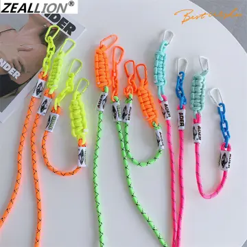 Lanyards for Keys Braided Leather Badge Lanyard for ID Badges