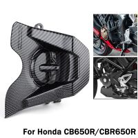 ฝาครอบการ์ดเฟืองโซ่ด้านหน้าสำหรับ Honda CB650R CBR650R CB 650R CBR 650R 2019 2020 2021 2022 2023อุปกรณ์เสริมมอเตอร์ไซค์ป้องกันโซ่ฟันเฟือง